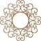 Ekena Millwork Reims Wood Fretwork Pierced Ceiling Medallion, Red Oak, 34"OD x 13"ID x 1/4"T CMWP34X34X0250RERO - alternate 2